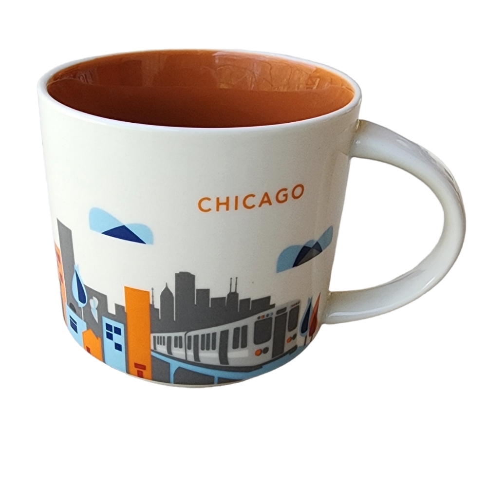 Starbucks Chicago You Are Here Collection 14oz Used Condition Mug